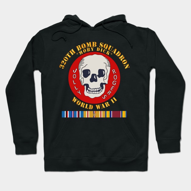 320th Bomb Squadron - WWII w PAC SVC Hoodie by twix123844